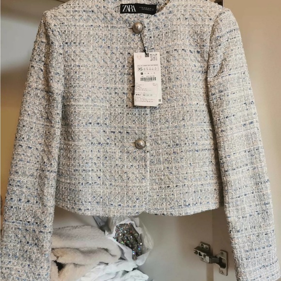 Brand new zara crop jacket size xs - Picture 5 of 7